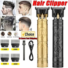 Load image into Gallery viewer, T9 Hair Clipper Repair Beard Shaving Body Hair Trimmer Clippers Electric Machine Men Haircut Machine 0mm Barber Shaver