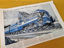 Load image into Gallery viewer, The Coronation Scot Train Illustration Book Plate,Train Of The London Midland and Scotish Railway, I