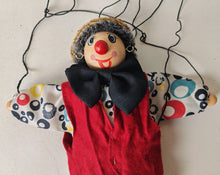 Load image into Gallery viewer, Vintage Handmade Clown Marionette Puppet - Collectible