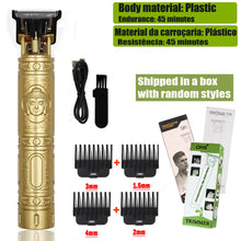 Load image into Gallery viewer, T9 Hair Clipper Repair Beard Shaving Body Hair Trimmer Clippers Electric Machine Men Haircut Machine 0mm Barber Shaver