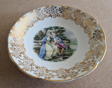 Load image into Gallery viewer, Vintage fine bone china gold pattern teacup , saucer and side plate set