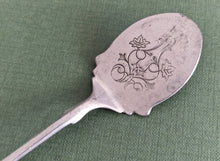 Load image into Gallery viewer, Silver Plated Jam Spoon, Fiddle Pattern - Vintage Cutlery, Tableware, Flatware, 14cm long