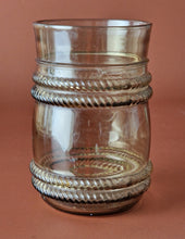 Load image into Gallery viewer, Set of 5 Fidenza Drinking Glasses Light Smoke Color 10 oz Made In Italy