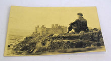 Load image into Gallery viewer, Vintage Photograph, Man Sitting By The Seaside Enjoying the Castle View ,1960s