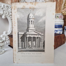 Load image into Gallery viewer, Vintage Book Plate Print Engraving 19th century engraving titled Chapel of ease West Hackney Drawn B