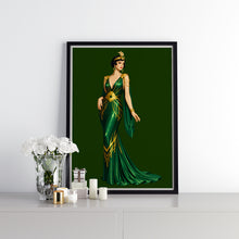 Load image into Gallery viewer, 1920s Art Deco Clipart, Vintage Flapper Women PNG Bundle, Gatsby Fashion Illustrations, Elegant Gold Black Ladies, Retro Digital Download