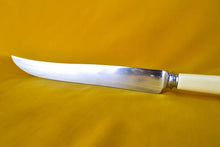 Load image into Gallery viewer, Vintage  Kitchen Cutting  Knife with Stainless Steel  Blade and Plastic Handle 1980s, K Bright Ltd, Sheffield , England