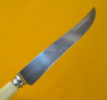 Load image into Gallery viewer, Vintage  Kitchen Cutting  Knife with Stainless Steel  Blade and Plastic Handle 1980s, K Bright Ltd, Sheffield , England