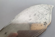 Load image into Gallery viewer, Large Vintage EPNS Silver Plated Fish Serving  Knife, Cream Plastic Handle