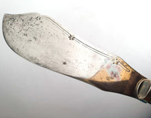 Load image into Gallery viewer, Large Vintage EPNS Silver Plated Fish Serving  Knife, Cream Plastic Handle