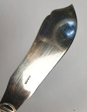 Load image into Gallery viewer, Large Vintage EPNS Silver Plated Fish Serving  Knife, Cream Plastic Handle