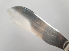 Load image into Gallery viewer, Large Vintage EPNS Silver Plated Fish Serving  Knife, Cream Plastic Handle