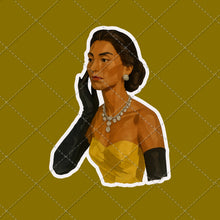 Load image into Gallery viewer, Glamour Woman Image Pack | Vintage Glamour Stickers | Retro Woman Clipart | Instant Download PNG PDF | Diverse Elegant Fashion Portraits