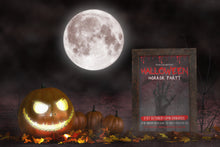 Load image into Gallery viewer, Halloween Horror Party Poster Template for Instant Customization, Halloween Invitation Template, Editable Halloween Poster, Halloween Party
