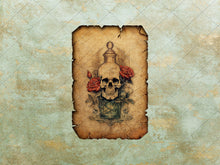 Load image into Gallery viewer, Halloween apothecary witch's potion / poison bottle art bundle, instant download printable digital images