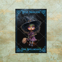 Load image into Gallery viewer, Halloween Characters Fantasy Game Card Bundle Images 20 Designs Digital Download JPEG & PDF Files