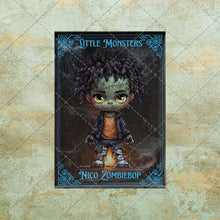 Load image into Gallery viewer, Halloween Characters Fantasy Game Card Bundle Images 20 Designs Digital Download JPEG & PDF Files