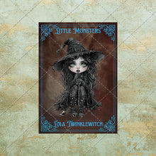 Load image into Gallery viewer, Halloween Characters Fantasy Game Card Bundle Images 20 Designs Digital Download JPEG & PDF Files