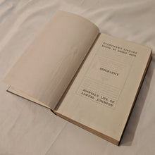 Load image into Gallery viewer, Life of Samuel Johnson Vol 1 by James Boswell Vintage Hardback Book 1914 J.M Dent & Co