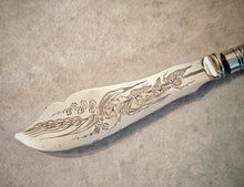 Load image into Gallery viewer, Vintage Silver-Plated Fish Knife – 20cm, Hallmarked JBK