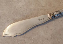 Load image into Gallery viewer, Vintage Silver-Plated Fish Knife – 20cm, Hallmarked JBK