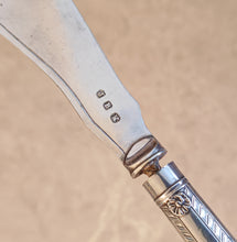 Load image into Gallery viewer, Vintage Silver-Plated Fish Knife – 20cm, Hallmarked JBK