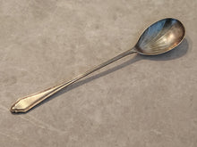 Load image into Gallery viewer, Vintage EPNS Salad Spoon – 24cm, Long Handle with Fluted Bowl
