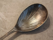 Load image into Gallery viewer, Vintage EPNS Salad Spoon – 24cm, Long Handle with Fluted Bowl
