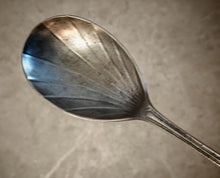 Load image into Gallery viewer, Vintage EPNS Salad Spoon – 24cm, Long Handle with Fluted Bowl