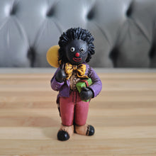 Load image into Gallery viewer, Shudehill Golly Figure Holding Gift and Balloon - Vintage Collectible