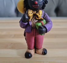 Load image into Gallery viewer, Shudehill Golly Figure Holding Gift and Balloon - Vintage Collectible