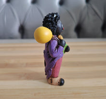 Load image into Gallery viewer, Shudehill Golly Figure Holding Gift and Balloon - Vintage Collectible