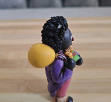 Load image into Gallery viewer, Shudehill Golly Figure Holding Gift and Balloon - Vintage Collectible