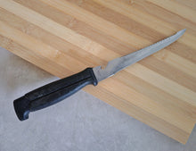 Load image into Gallery viewer, Vintage German Mustad Fillet Knife with Sheath Stainless Steel