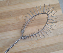 Load image into Gallery viewer, Vintage Probus Fackelmann Lichfield Coil Rim Whisk Whip Stainless Steel Brown Plastic Handle