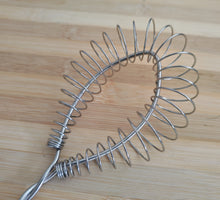 Load image into Gallery viewer, Vintage Probus Fackelmann Lichfield Coil Rim Whisk Whip Stainless Steel Brown Plastic Handle