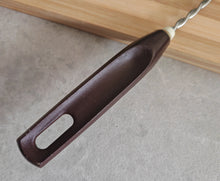 Load image into Gallery viewer, Vintage Probus Fackelmann Lichfield Coil Rim Whisk Whip Stainless Steel Brown Plastic Handle