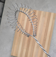 Load image into Gallery viewer, Vintage Probus Fackelmann Lichfield Coil Rim Whisk Whip Stainless Steel Brown Plastic Handle