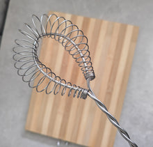 Load image into Gallery viewer, Vintage Probus Fackelmann Lichfield Coil Rim Whisk Whip Stainless Steel Brown Plastic Handle