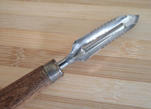 Load image into Gallery viewer, Vintage Wooden Handle Vegetable Peeler - 20cm
