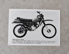Load image into Gallery viewer, Vintage Honda XR200-A Enduro Promotional Photograph - Classic Honda Off-Road Bike Print 18cm x 12.5cm