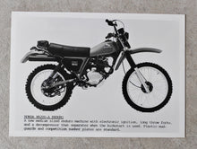 Load image into Gallery viewer, Vintage Honda XR200-A Enduro Promotional Photograph - Classic Honda Off-Road Bike Print 18cm x 12.5cm