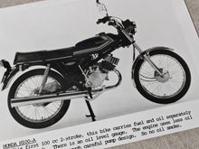 Load image into Gallery viewer, Vintage Honda H100-A Promotional Photograph - Classic Honda 2-Stroke Motorcycle Print 18cm x 12.5cm