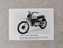 Load image into Gallery viewer, Vintage Honda CR80R Elsinore Schoolboy Scrambler Promotional Photograph - Classic Honda Motocross Print 18cm x 12.5cm