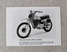 Load image into Gallery viewer, Vintage Honda CR80R Elsinore Schoolboy Scrambler Promotional Photograph - Classic Honda Motocross Print 18cm x 12.5cm