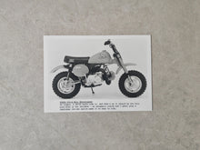 Load image into Gallery viewer, Vintage Honda Z50-A Mini Motocrosser Promotional Photograph - Classic Mini Bike Print 18cm x 12.5cm