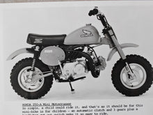 Load image into Gallery viewer, Vintage Honda Z50-A Mini Motocrosser Promotional Photograph - Classic Mini Bike Print 18cm x 12.5cm