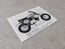 Load image into Gallery viewer, Vintage Honda Z50-A Mini Motocrosser Promotional Photograph - Classic Mini Bike Print 18cm x 12.5cm