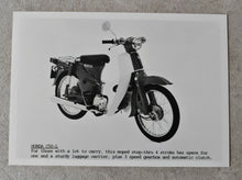 Load image into Gallery viewer, Vintage Honda C50-L Step-Thru Moped Print Photograph 18cm x 12.5cm