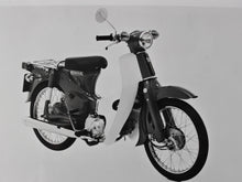 Load image into Gallery viewer, Vintage Honda C50-L Step-Thru Moped Print Photograph 18cm x 12.5cm